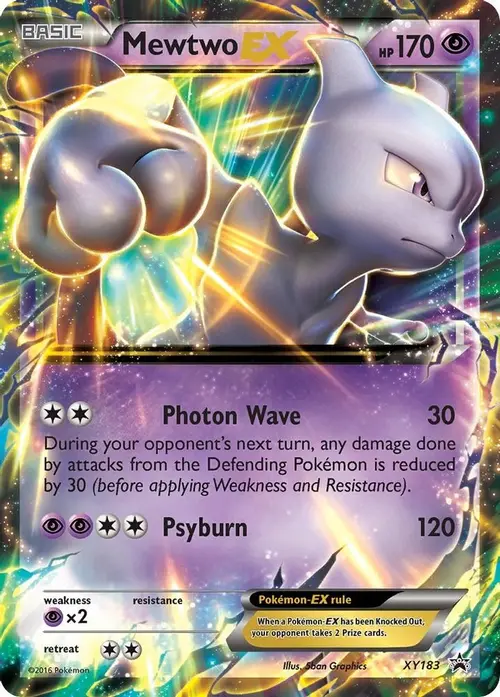 Mewtwo EX - XY183 card art