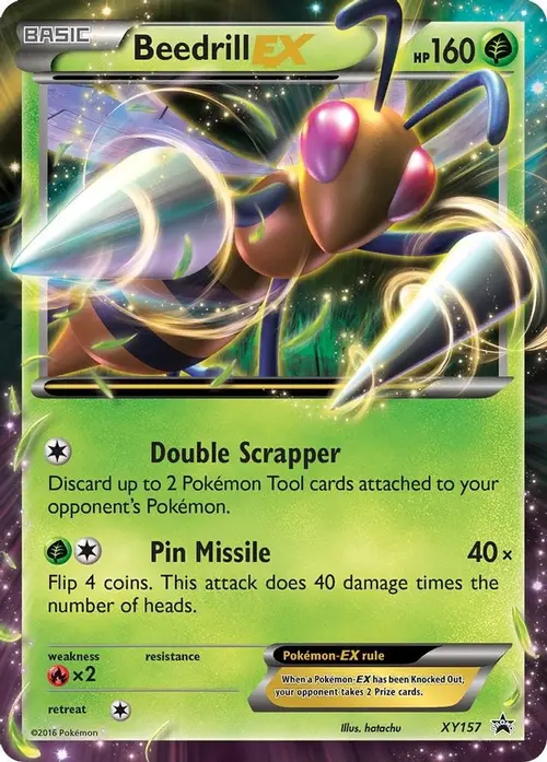 Beedrill EX - XY157 card art