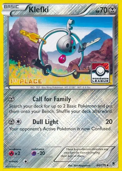 Klefki - 66/119 (Pokemon League) [1st Place] card art