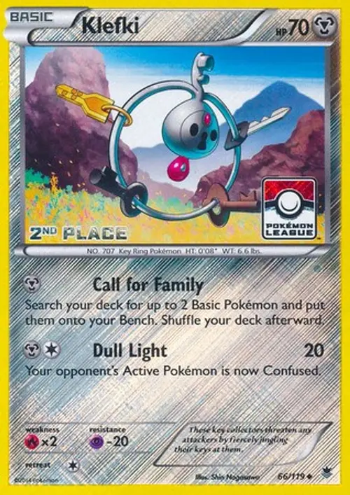 Klefki - 66/119 (Pokemon League) [2nd Place] card art