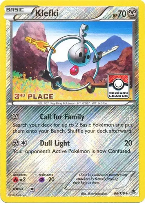 Klefki - 66/119 (Pokemon League) [3rd Place] card art