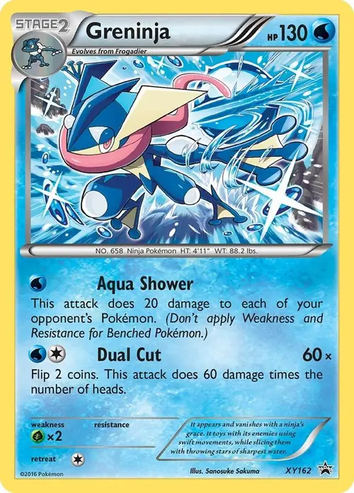 Greninja - XY162 card art