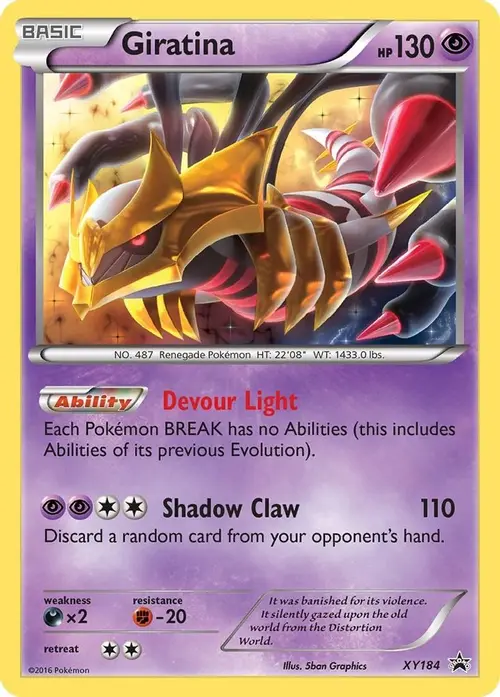 Giratina - XY184 card art