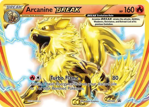 Arcanine BREAK - XY180 card art