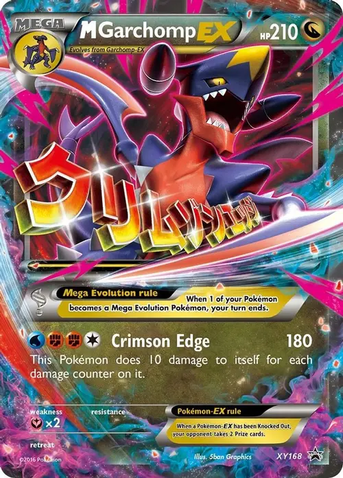 M Garchomp EX - XY168 card art
