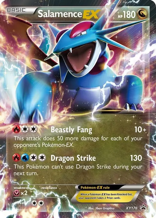 Salamence EX - XY170 card art