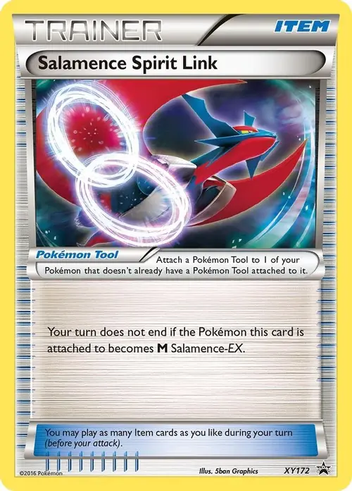 Salamence Spirit Link card art