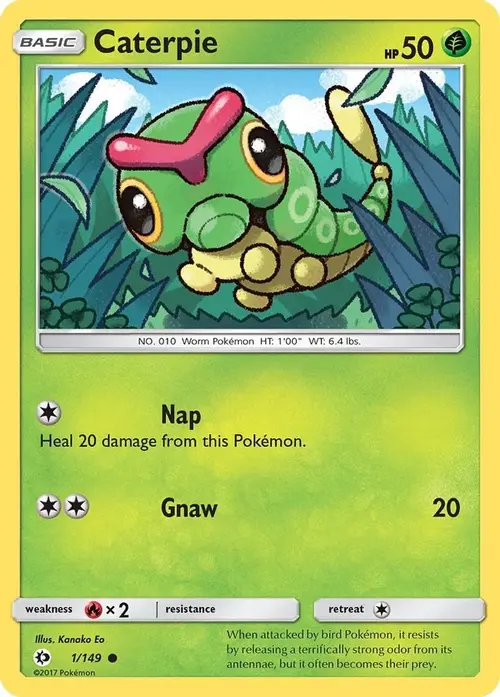 Caterpie card art