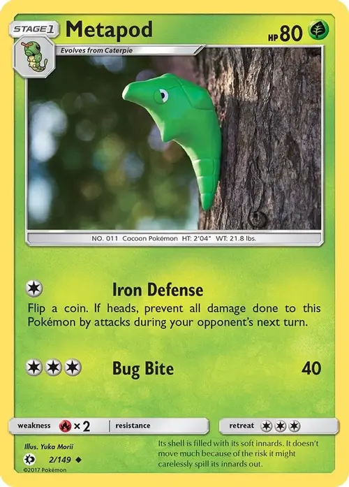 Metapod card art