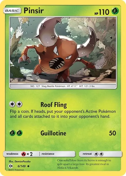 Pinsir card art