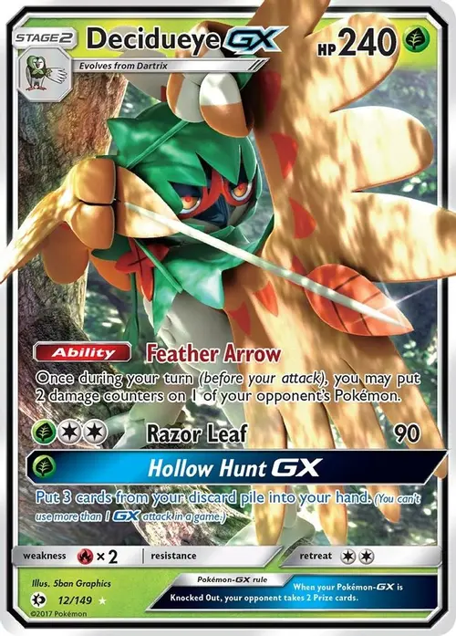 Decidueye GX card art