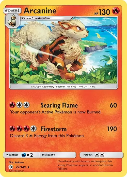 Arcanine card art