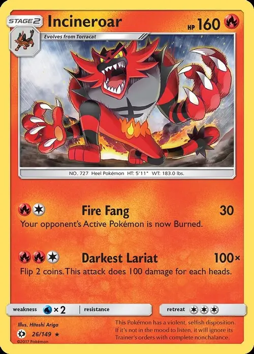 Incineroar card art