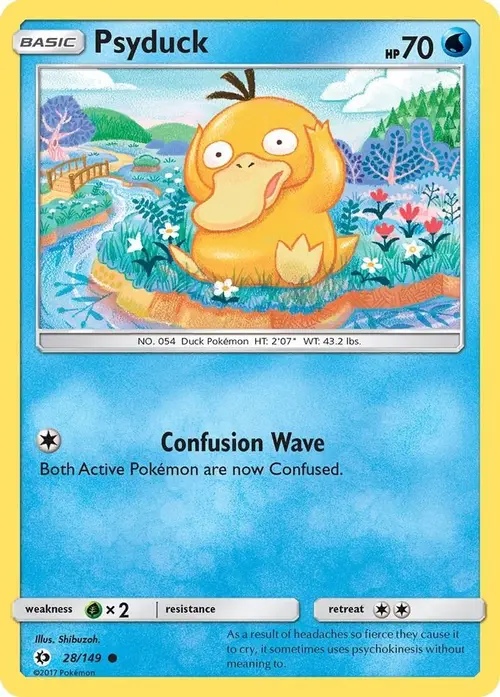 Psyduck card art