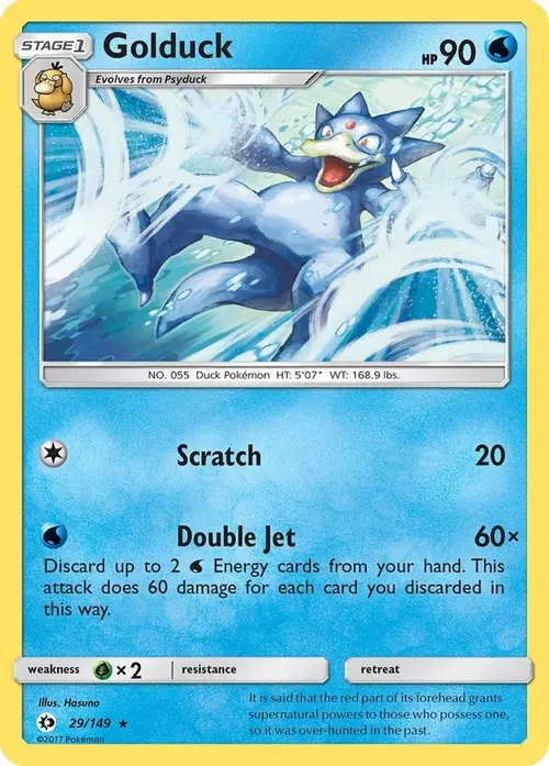 Golduck card art