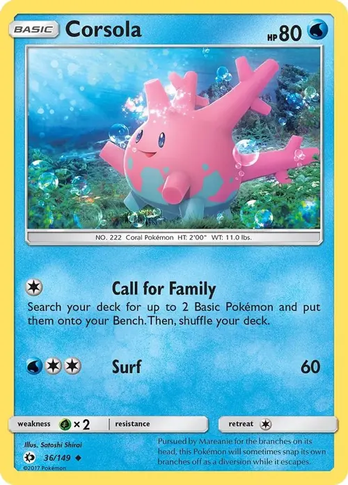 Corsola card art