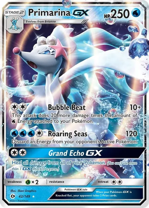 Primarina GX card art