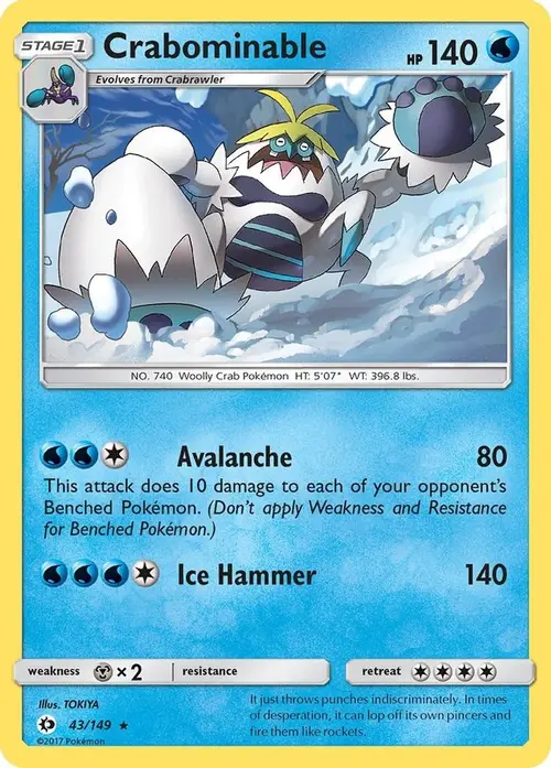 Crabominable card art