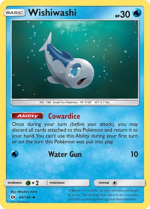 Wishiwashi card art