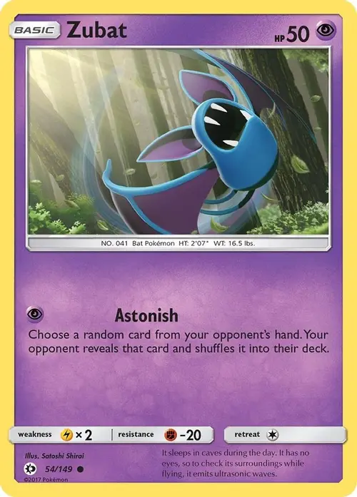 Zubat card art