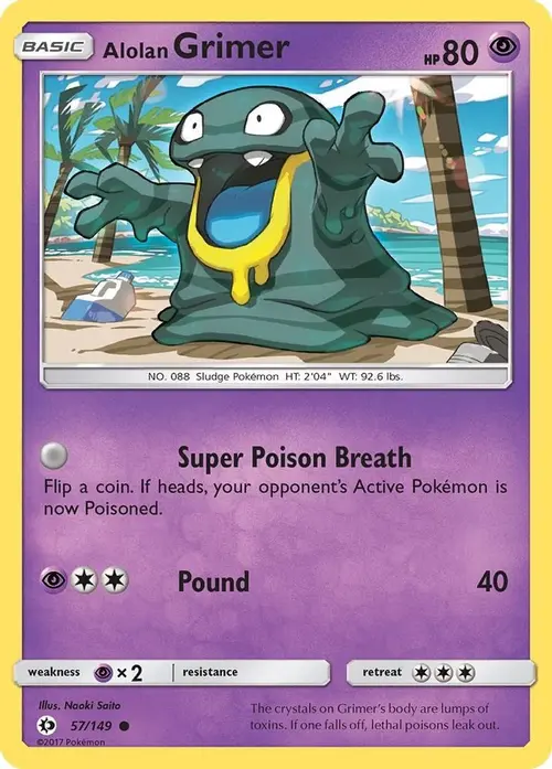 Alolan Grimer card art