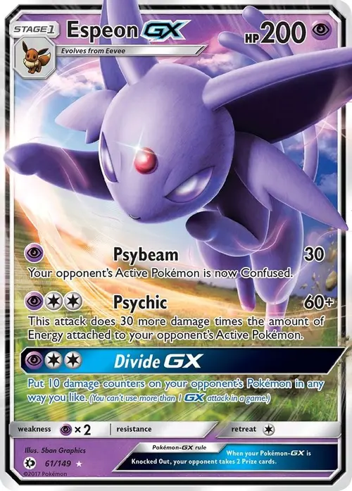 Espeon GX card art
