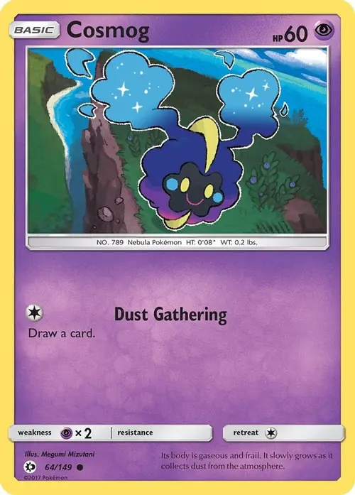Cosmog card art