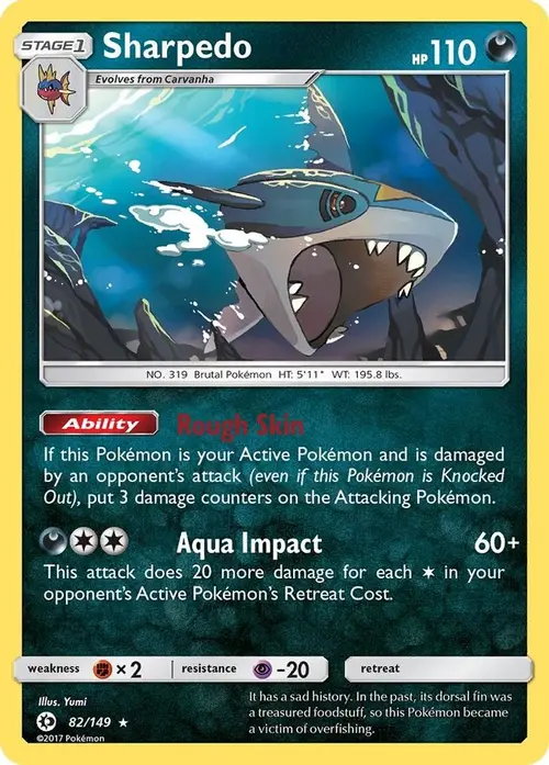 Sharpedo card art