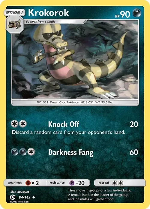 Krokorok card art