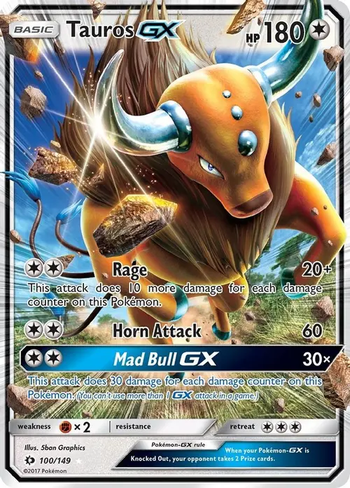 Tauros GX card art