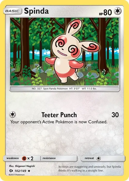 Spinda card art
