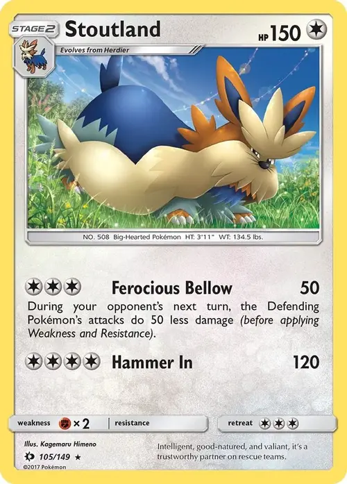 Stoutland card art