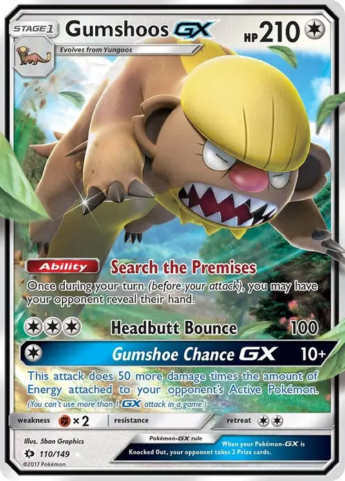 Gumshoos GX card art