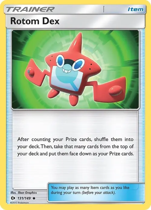 Rotom Dex card art