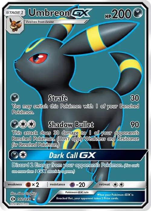 Umbreon GX (Full Art) card art