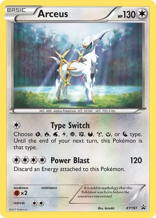 Arceus - XY197 card art