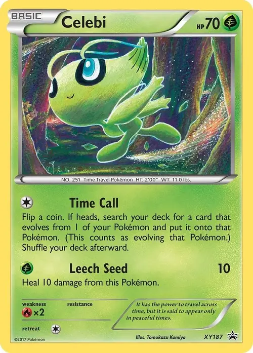 Celebi - XY187 card art