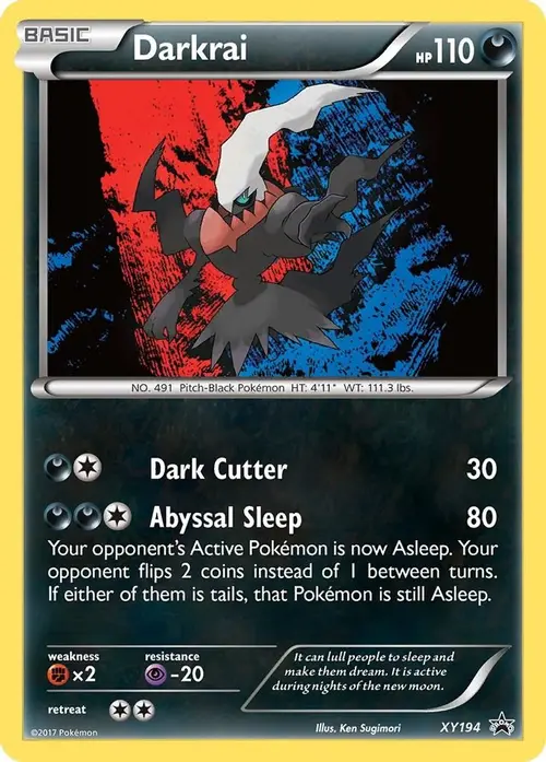 Darkrai - XY194 card art