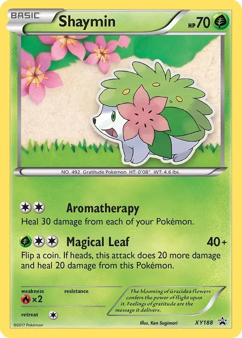 Shaymin - XY188 card art