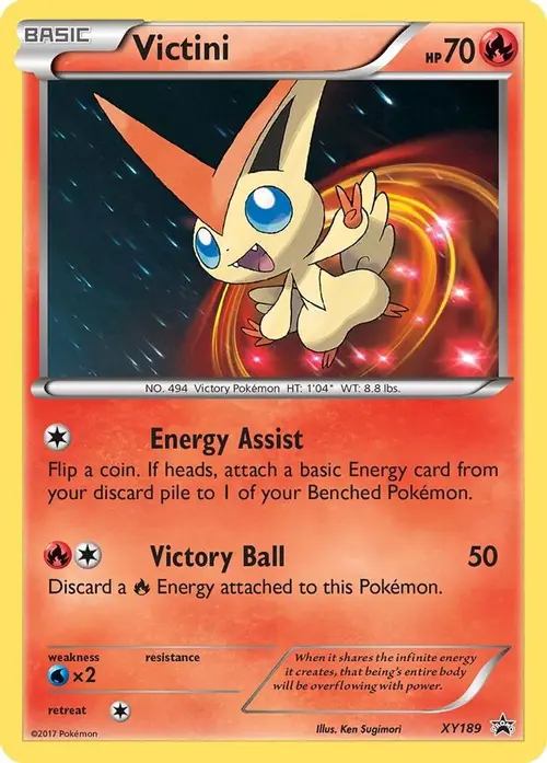 Victini - XY189 card art