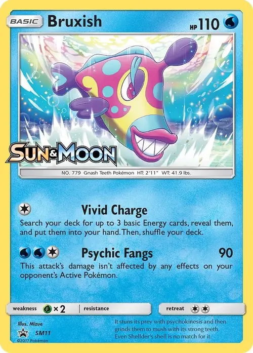 Bruxish - SM11 (Prerelease) card art
