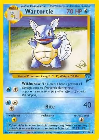 Wartortle [W Stamped] card art