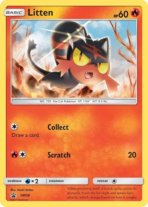 Litten - SM08 card art