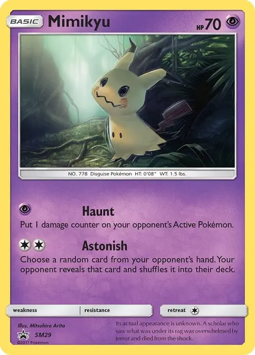 Mimikyu - SM29 card art