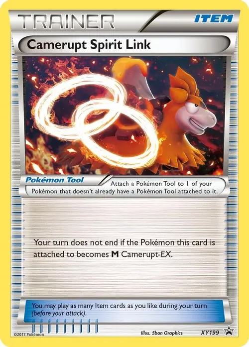 Camerupt Spirit Link - XY199 card art