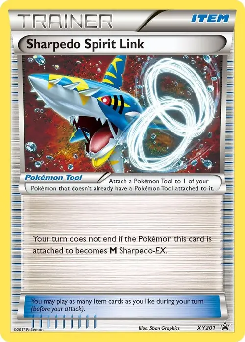 Sharpedo Spirit Link card art