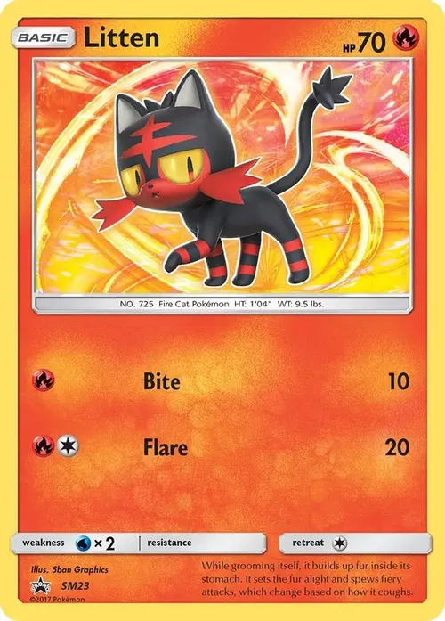 Litten - SM23 card art