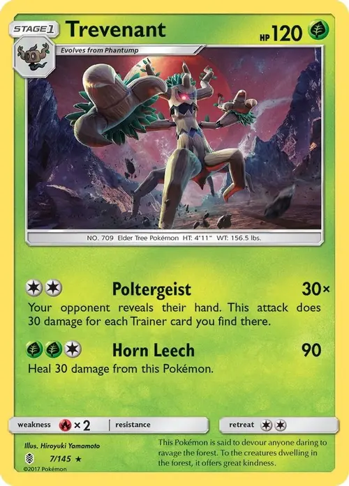 Trevenant card art