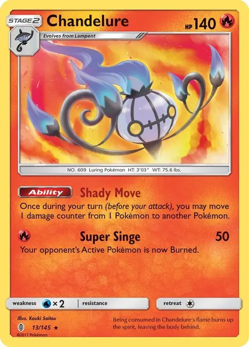 Chandelure card art