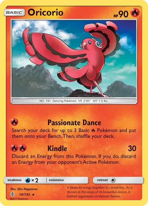 Oricorio (14) card art